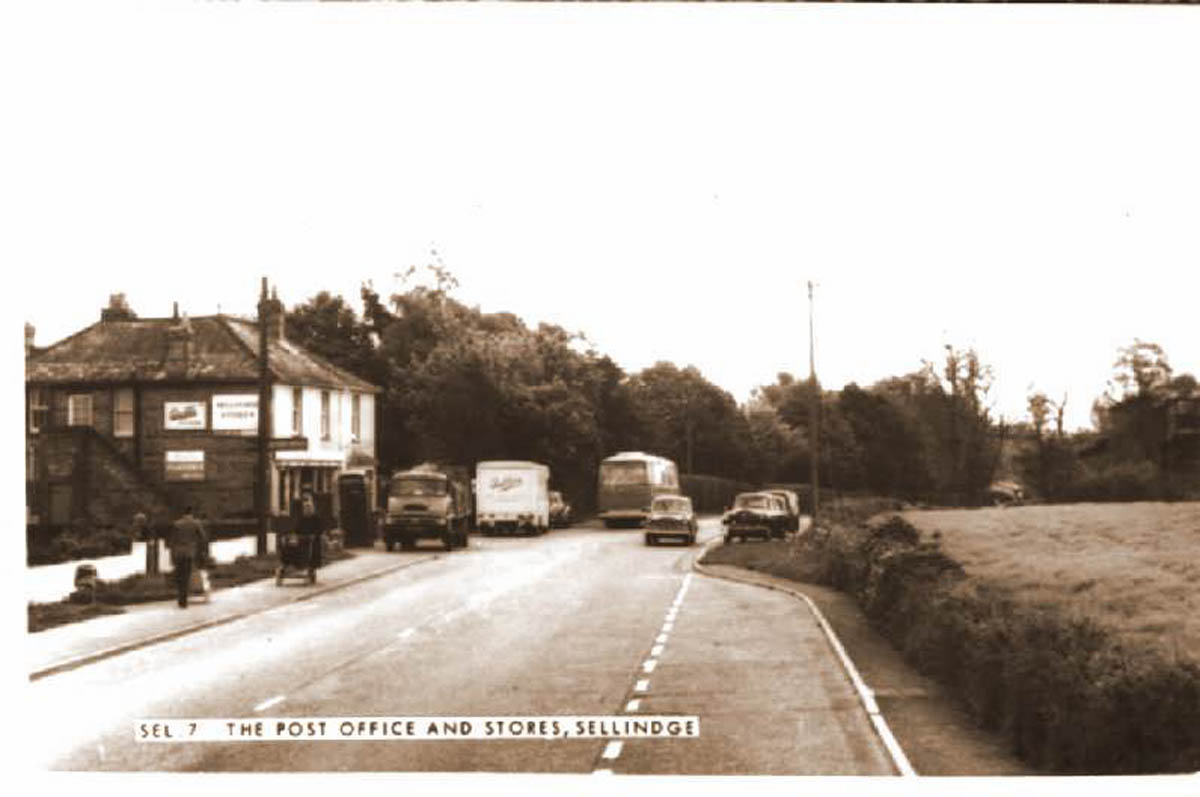 sellindge stores and post office, location of new co-op  1960s